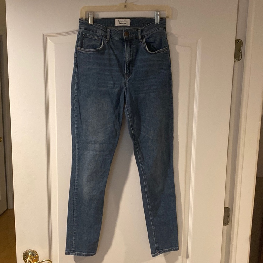 Reformation skinny jeans